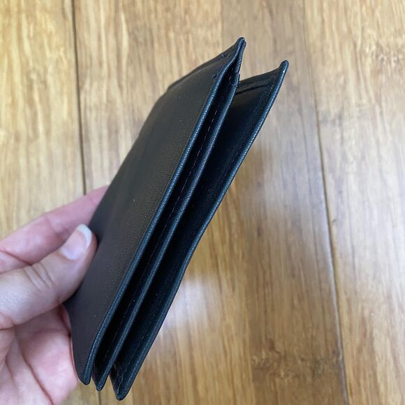 Rolfs Leather Wallet Mens Black The Body Billfold Cowhide Bifold ID Buttery Soft - Picture 7 of 13